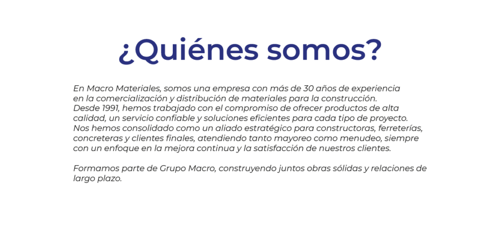 quienes somos